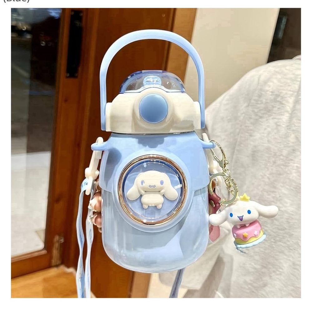 Sanrio Blue and White Mini Bag with Kawaii Charm